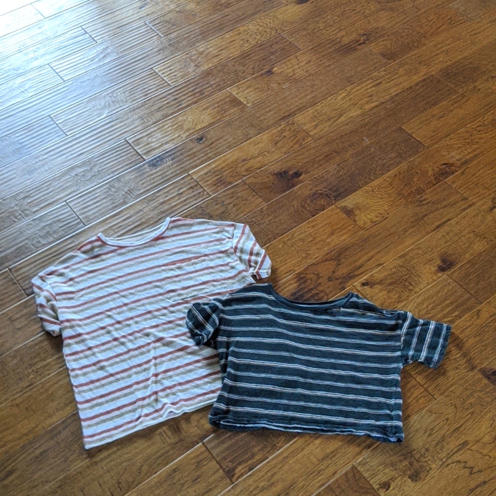 Lot (2) Aerie & American Eagle tees